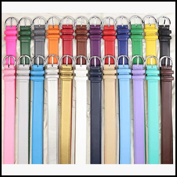 Genuine Leather Dress Belt With Single Prong Buckle main image 6